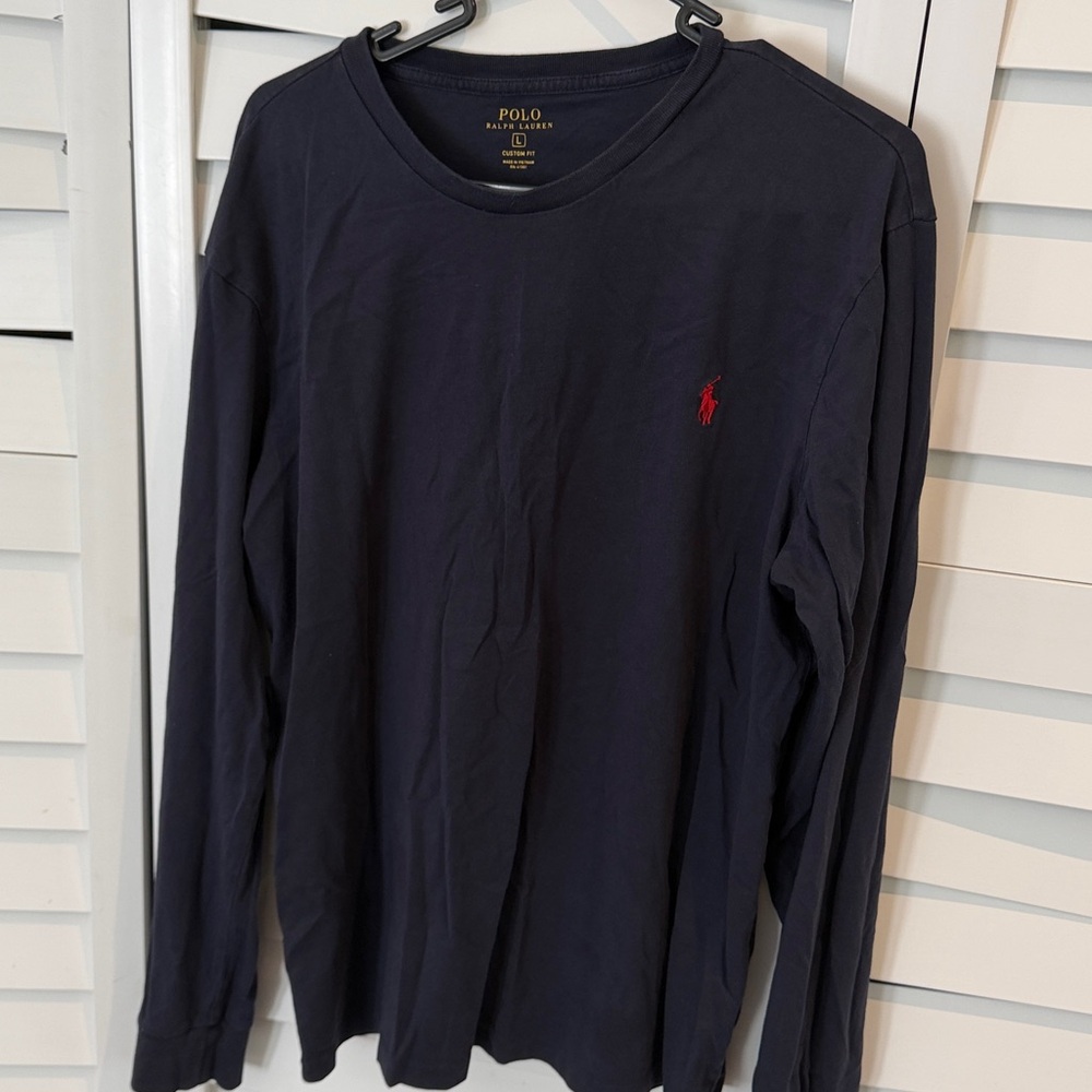 Polo by Ralph Lauren Navy Long Sleeve Tee